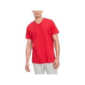MENS TOMMY HILFIGER V-NECK LOUNGE‎ T-SHIRT~RED~SZ XL~NWT